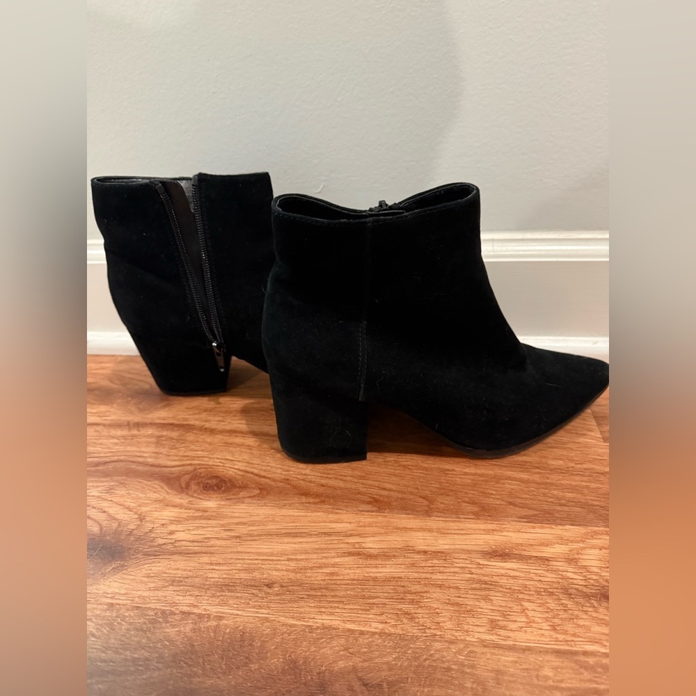 Black Suedo Aldo Booties